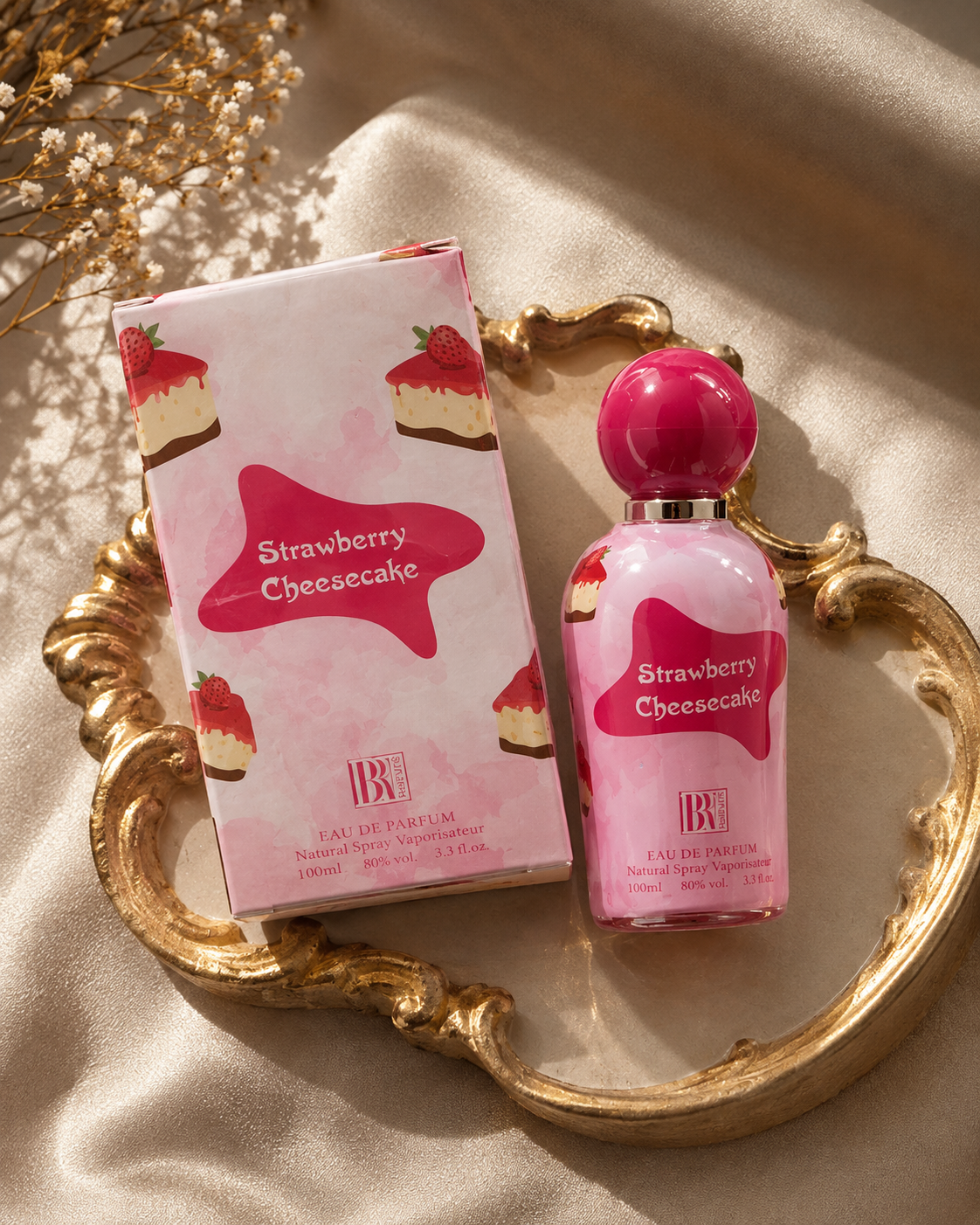 عطر چیزکیک توت فرنگی🍓